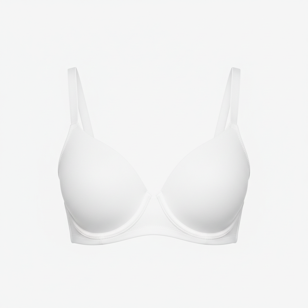 Soft White T-Shirt Bra