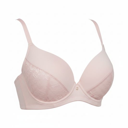 Blush Pink Padded Bra