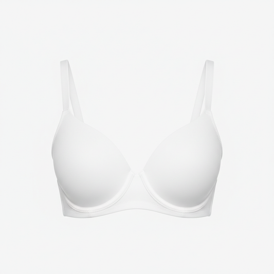 Soft White T-Shirt Bra